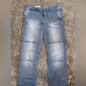 Pilcro & The Letterpress Hyphen Railroad Stripe Pants